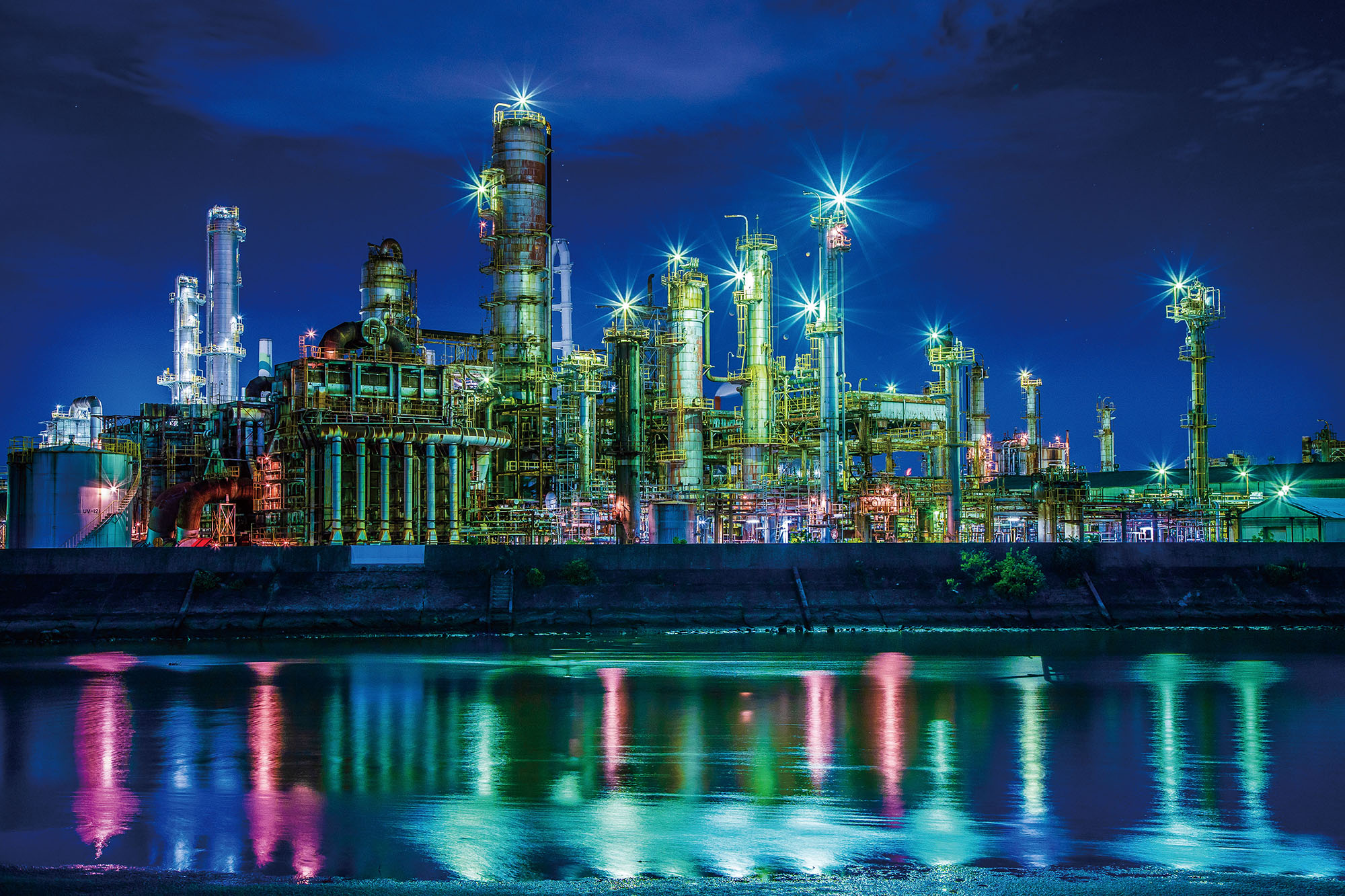 四日市のコンビナート